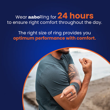 aabo Smart Ring Sizing Kit | Choose from Sizes 6-13 | Plastic Rings Set I Black I Sizing Guide for Your Smart Wearable Ring Visit the aabo Store